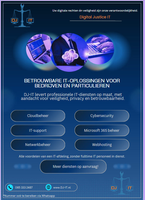 DJ-IT Website Gelanceerd – De Eerste Stap naar Betrouwbare IT-ondersteuning